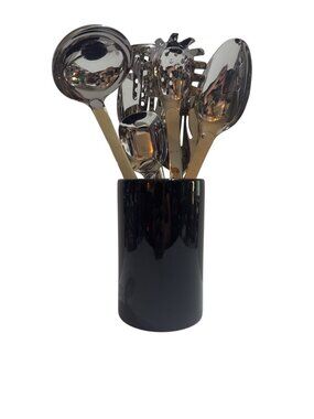 Oneida Stainless Steel Utensil Set 7 Piece Durable Polished Finish Includes Hold